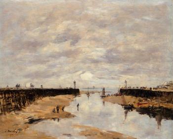 尤金 佈丹 The Jettys, Low Tide, Trouville 尤金 佈丹 The Jettys, Low Tide, Trouville